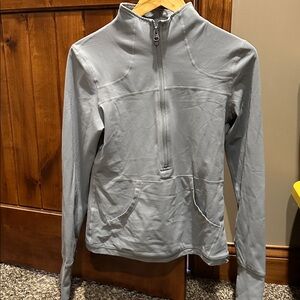 NWOT Zyia 1/2 Zip in Gray, Size M